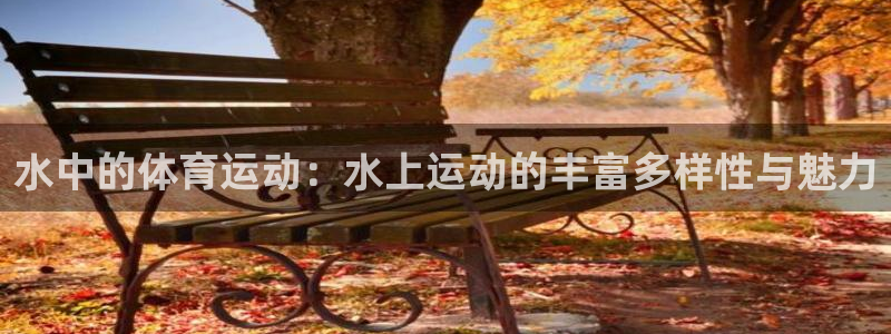 沐鸣娱乐注册：水中的体育运动：水上运动的丰富多样性与魅力