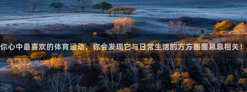 沐鸣2首页登录：你心中最喜欢的体育运动，你会发现它与日常生活的方方面面息息相关！